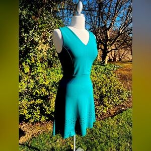 Brixon Ivy Elegant Teal Sleeveless Dress